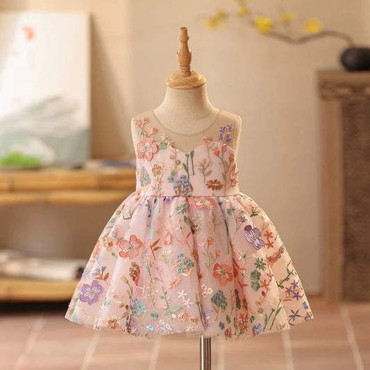 Vestido Iinfantil con Flores