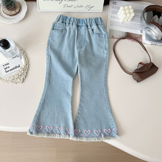 Pantalones Vaqueros Para Mujer Con Corazones
