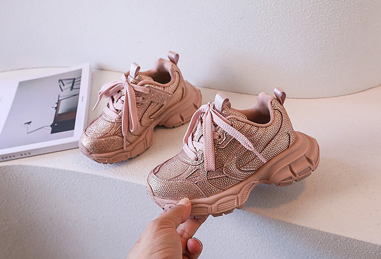 Zapatillas Deportivas Brillantes para Niños