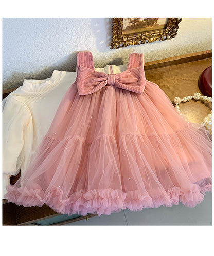 Vestido de Encaje Infantil Invierno/ Verano