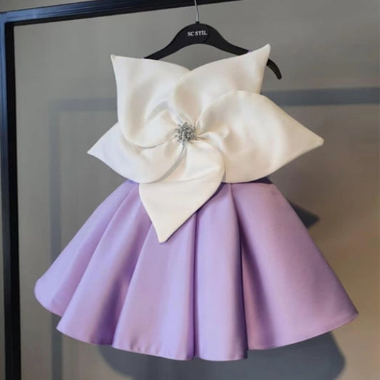 Vestido Infantil de Flores