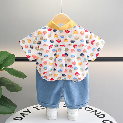 Conjunto de Polo y Jeans para Niño