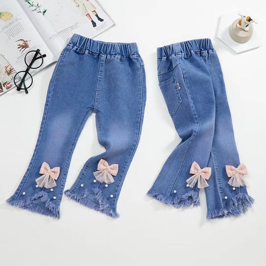 Pantalones con Lazo para Niñas