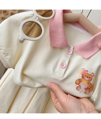 Conjunto de Osito de Peluche para Niñas