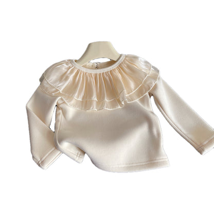 Blusa de manga larga con Volantes