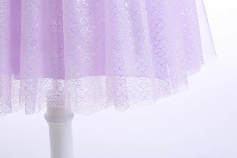 Vestido Infantil Princesa Sirena