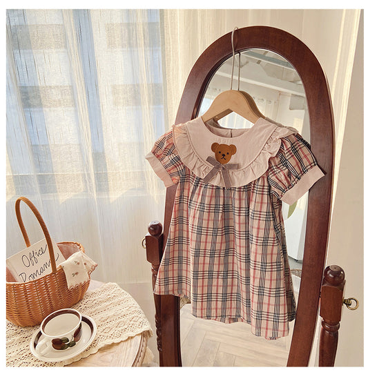 Vestido Infantil Burberry Teddy Bear