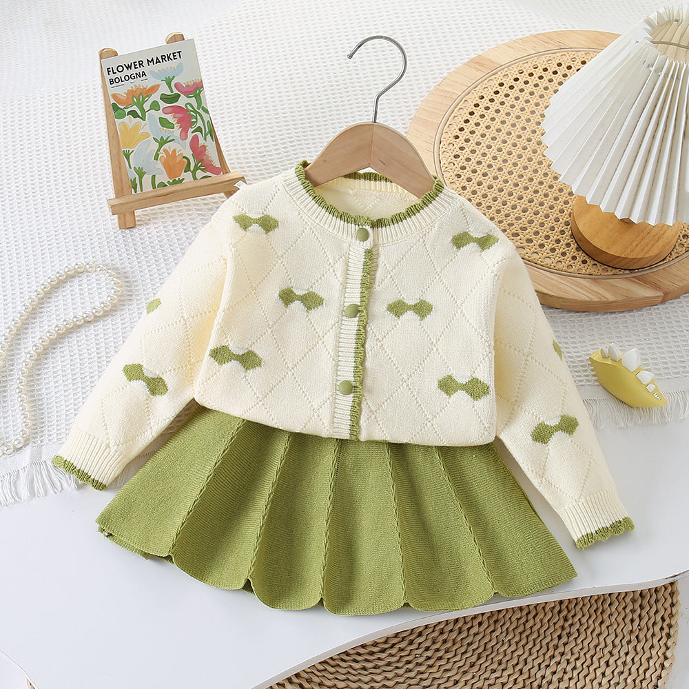 Conjunto de punto para niña Mussi