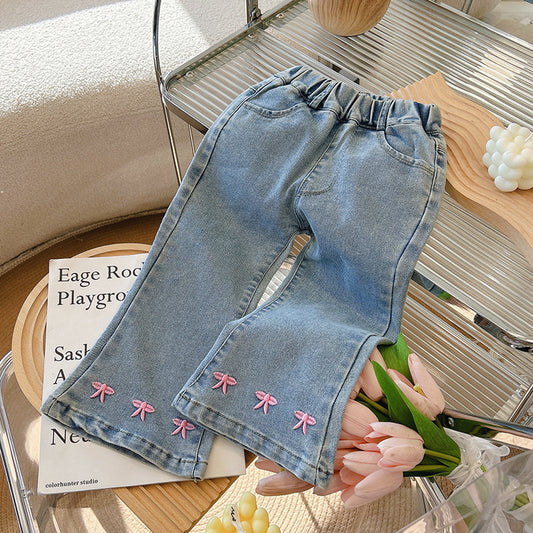 Pantalones con Lazo para Niñas