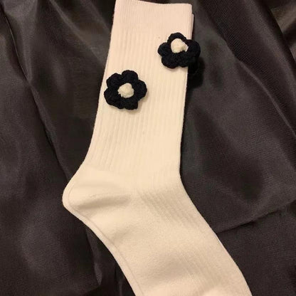 Calcetines de flores para niñas