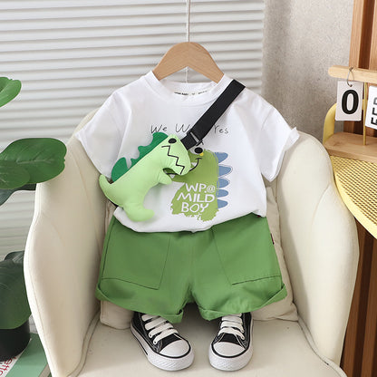 Set Infantil Bolsa Dinosaurio