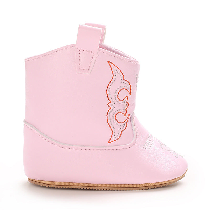 Botas para Niños con Bordados Campestres