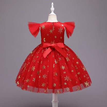 Vestido de fiesta de Navidad infantil
