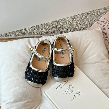 Zapatos Infantiles Con Lentejuelas para Mujer