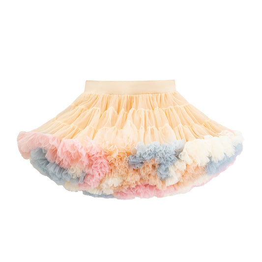 Falda de tul a capas para niña