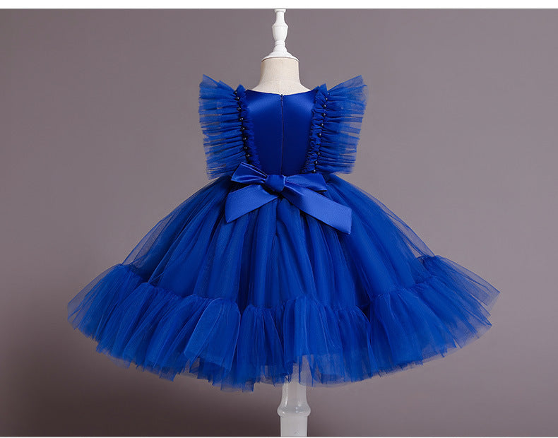 Vestido de fiesta infantil de tul hinchado