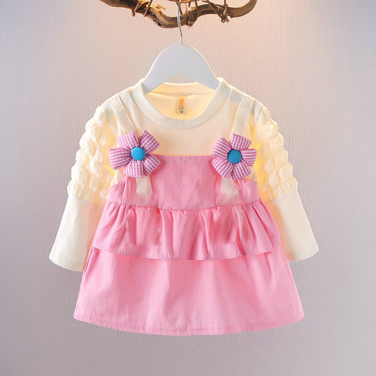 Vestido de flores para niños