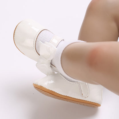 Zapato Infantil de Charol con Lazo