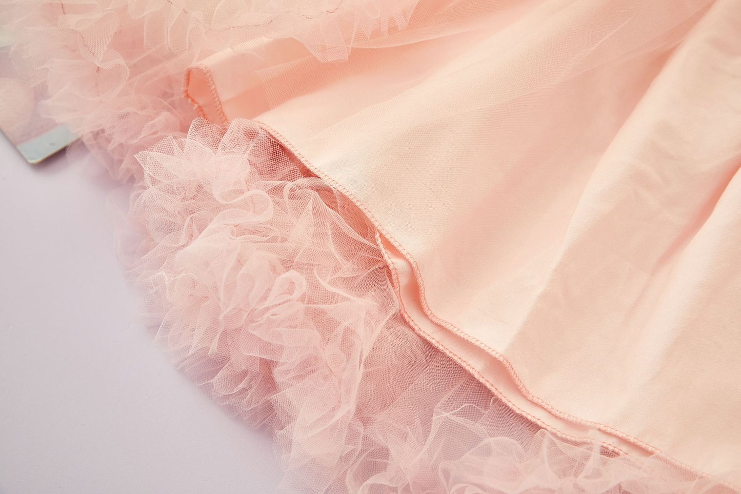 Vestido Infantil de Invierno con Hojas y Tul