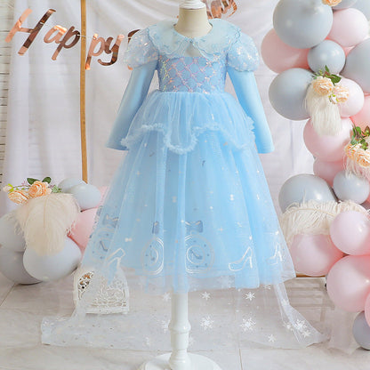 Vestido Pincesa De Tul Y Lentejuelas
