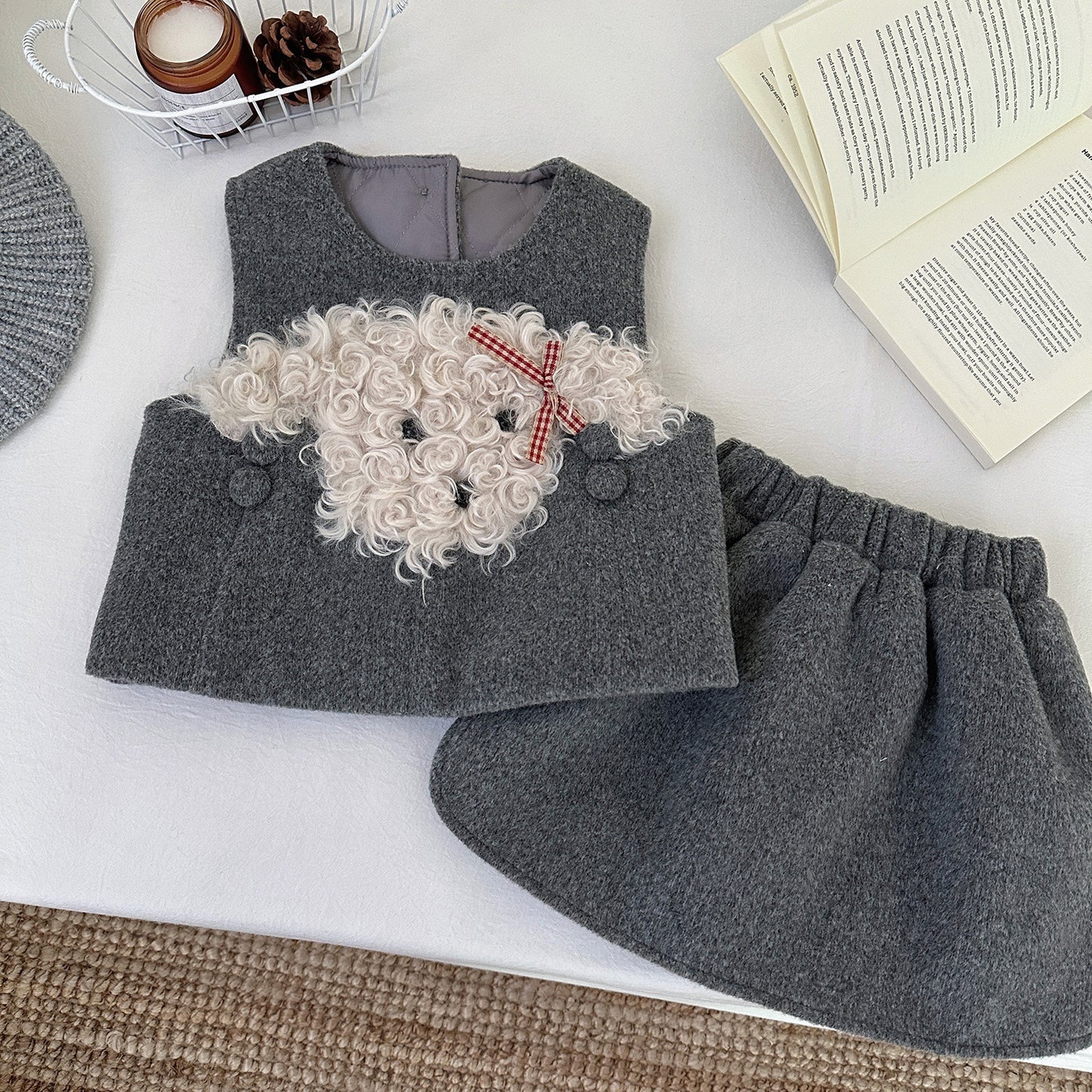 Conjunto de 3 Piezas para Niña Ovejita