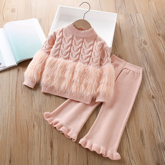 Conjunto Infantil Invierno Niña Pelinhas y Palazzo