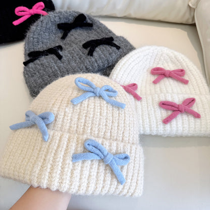 Gorro Infantil Súper Cálido Con Lazos