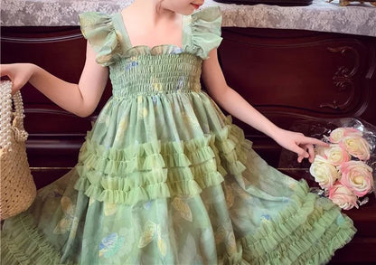 Vestido Infantil Tul Mariposas