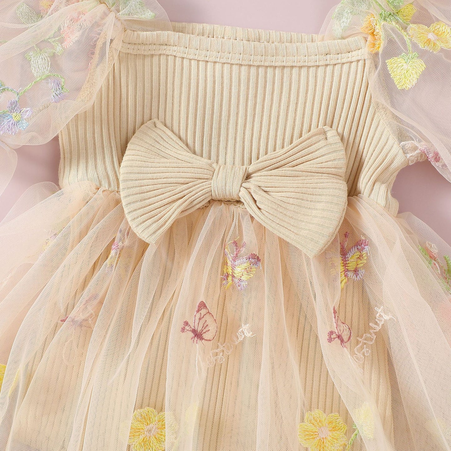 Body infantil de Encaje Floral