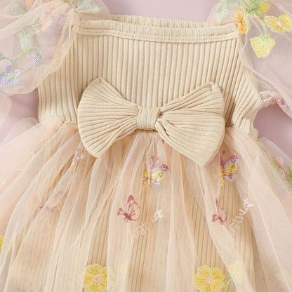Body infantil de Encaje Floral