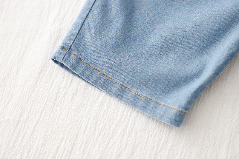 Conjunto infantil con perrito y vaqueros