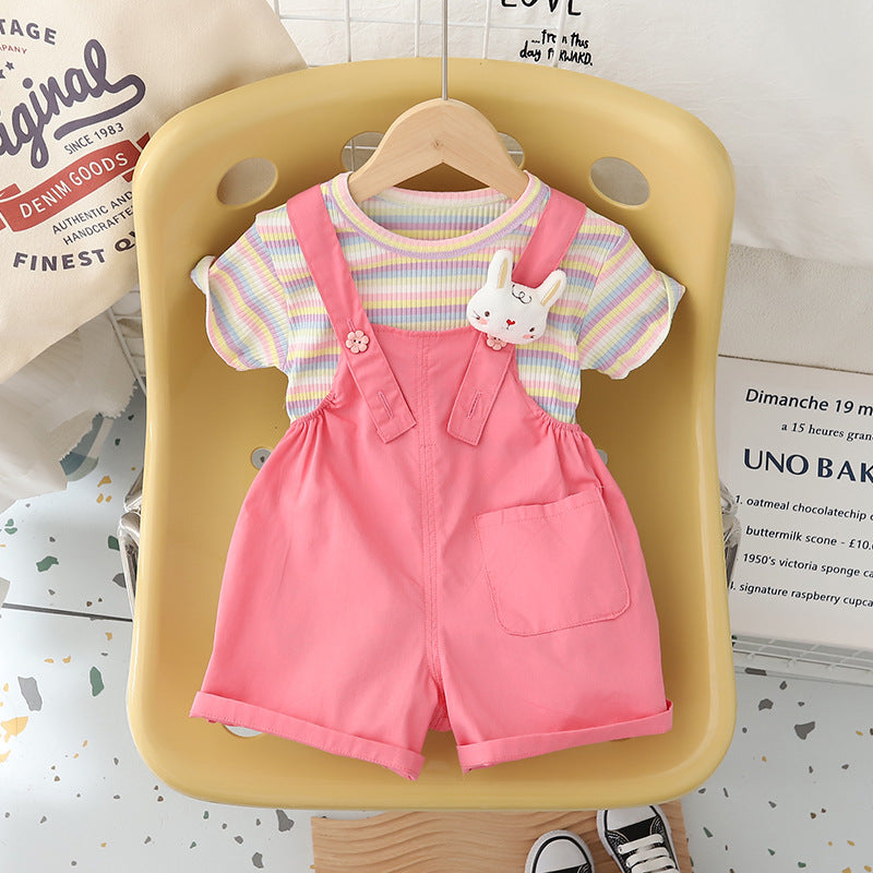 Peto Infantil con Estampado de Conejito y Ayas