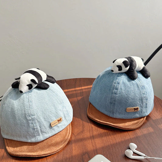 Gorra de panda para niños