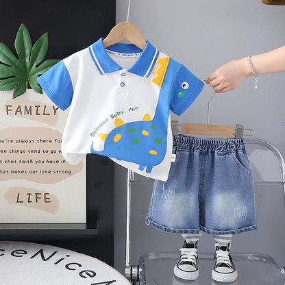 Traje de dinosaurio de verano para niños