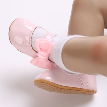 Zapato Infantil de Charol con Lazo