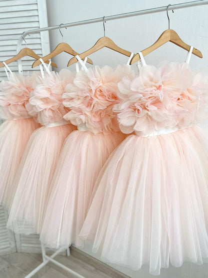 Vestido de Fiesta Infantil Tul Babadinhos