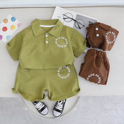 Conjunto de Cuello Polo para Niño
