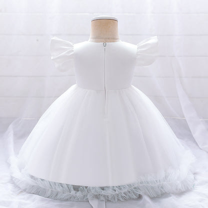 Vestido de Fiesta Infantil Tul Flores