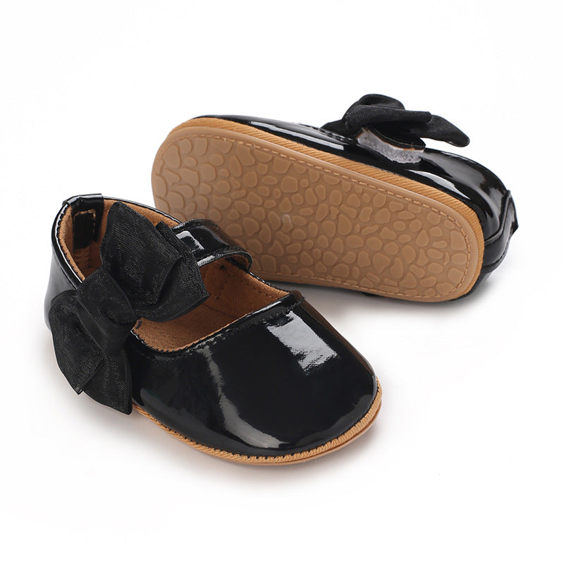 Zapato Infantil de Charol con Lazo