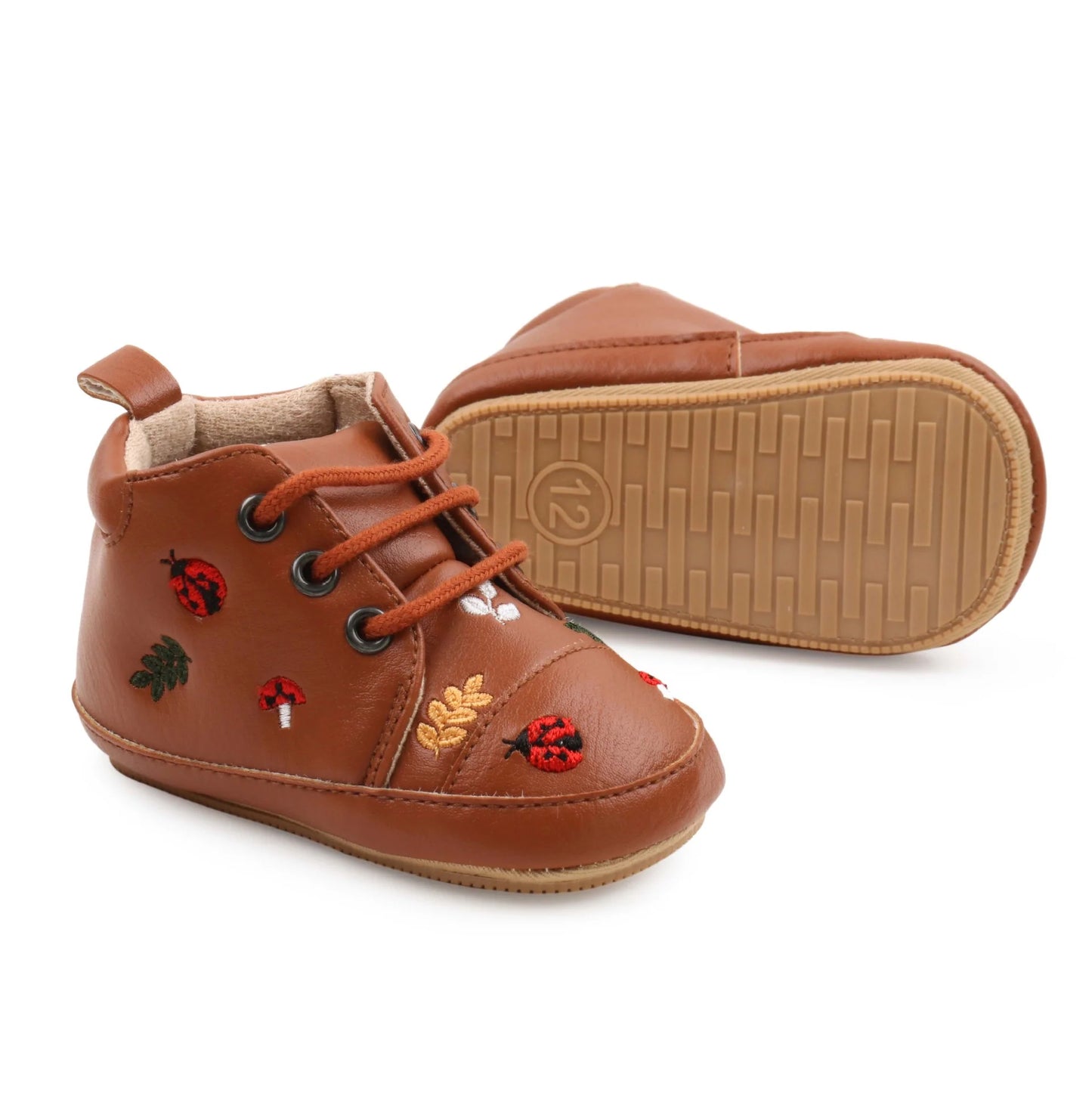 Zapatos Infantiles Mariquitas Flores