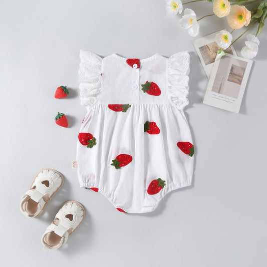 Body Infantil Mujer Fresas