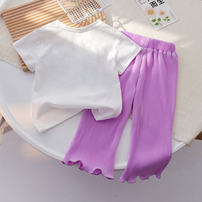 Conjunto infantil de niña Little Flowers