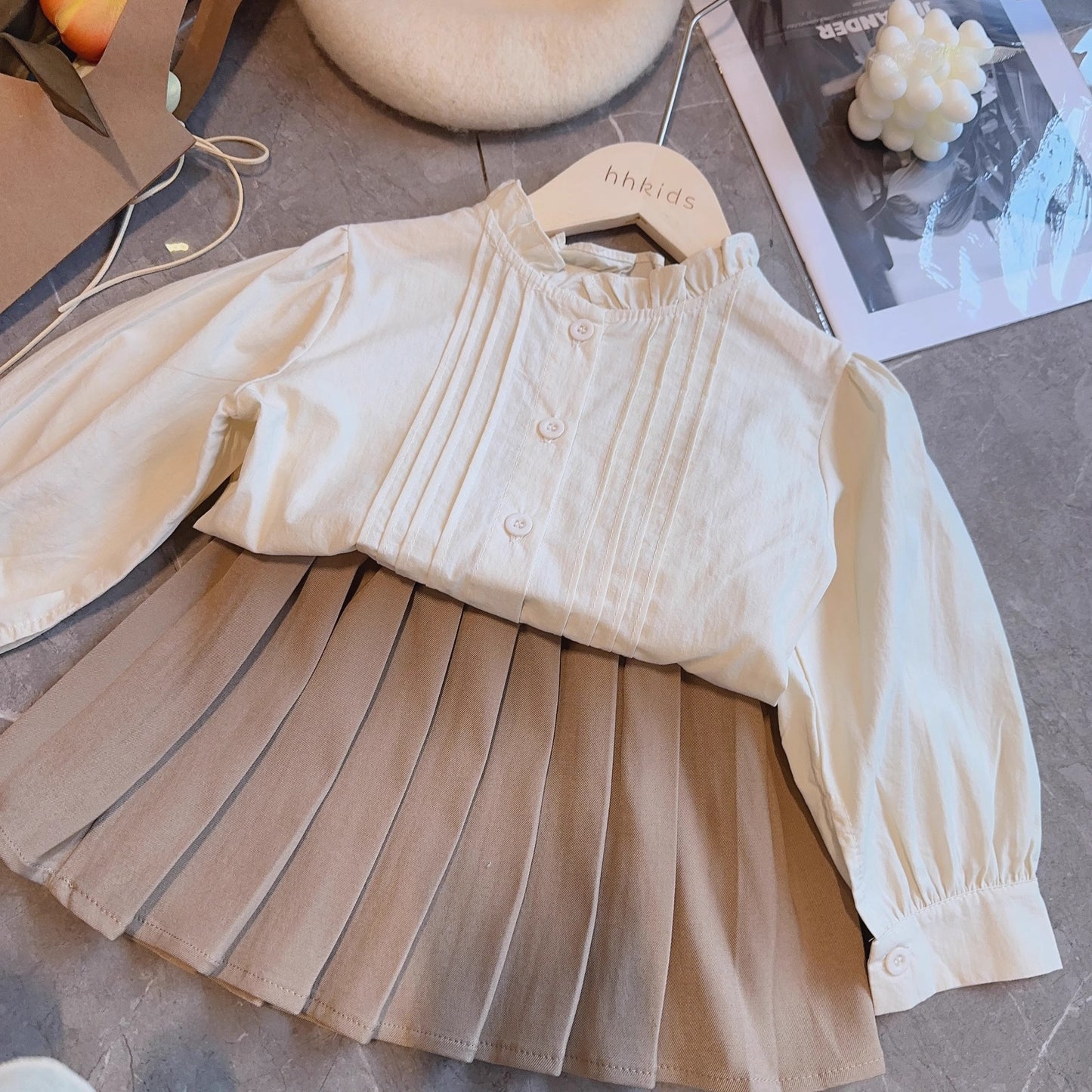 Conjunto de Traje de 3 Piezas para Niña