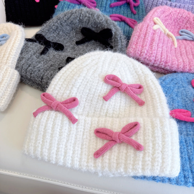 Gorro Infantil Súper Cálido Con Lazos