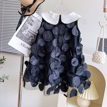 Vestido infantil negro