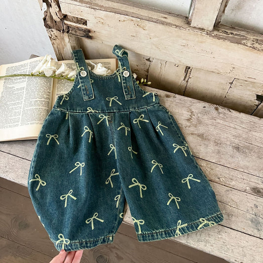 Monos Vaqueros Infantiles Lacinhos
