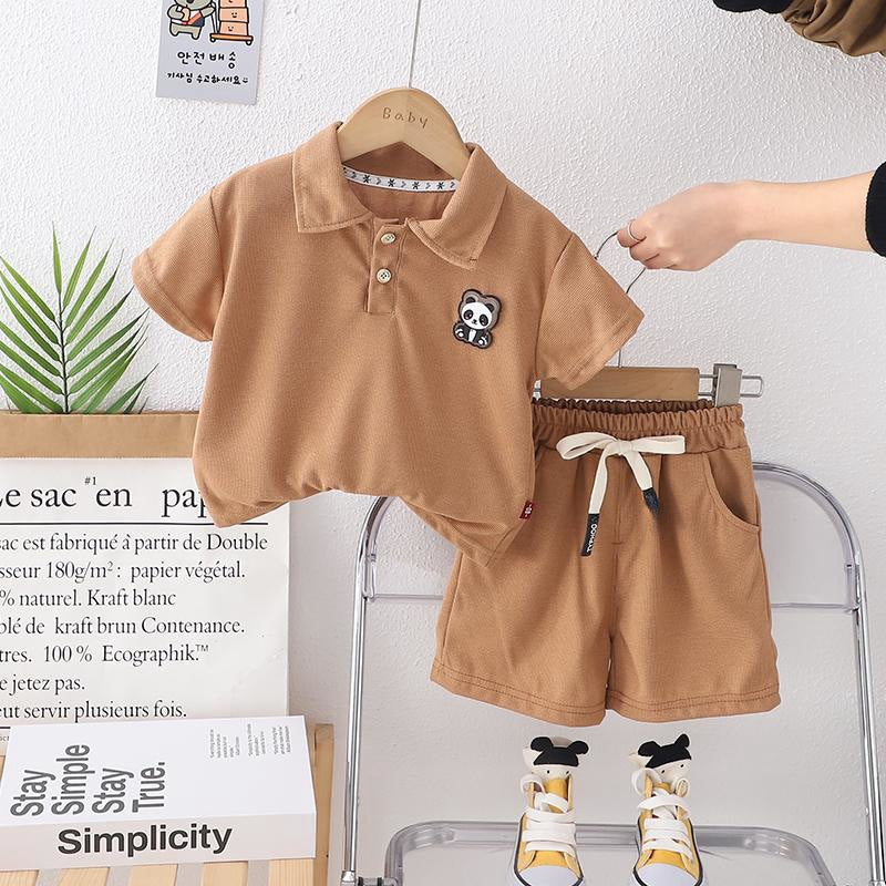 Conjunto de Polo Panda para Niño