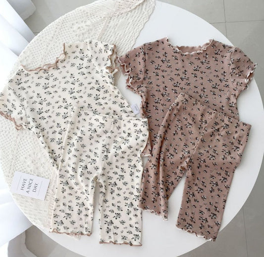 Pijama Infantil Mujer Flores