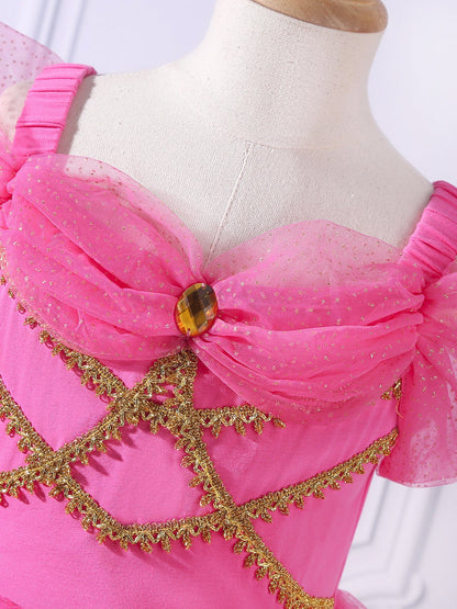 Vestido Infantil Princesa Brillante