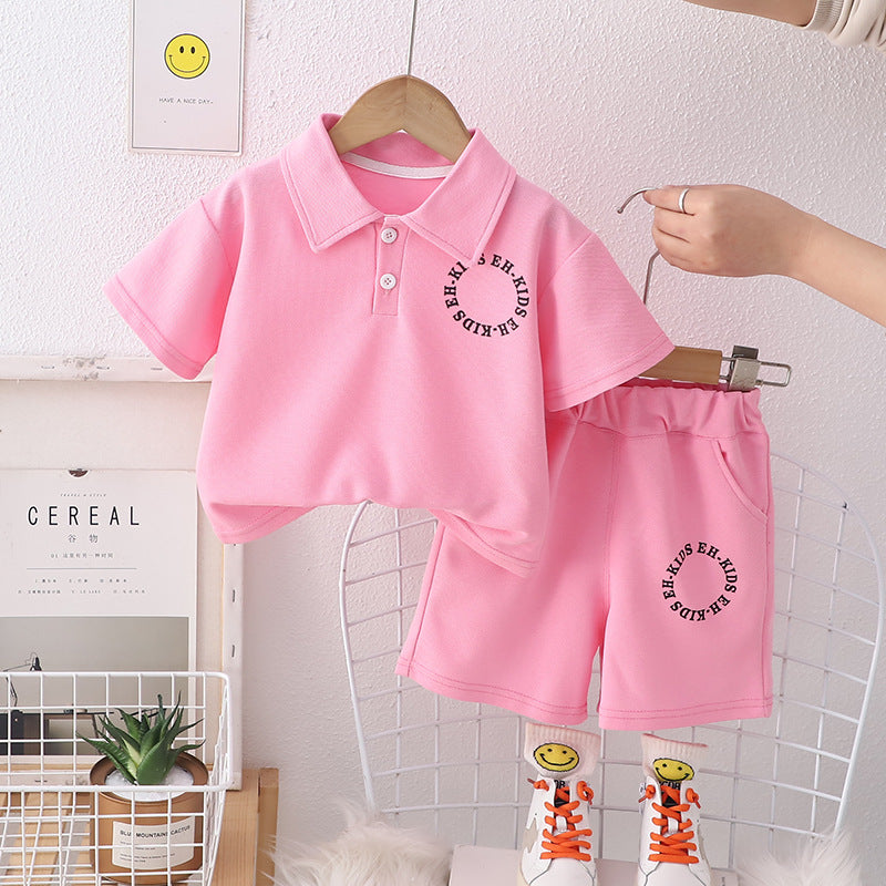 Conjunto de Cuello Polo para Niño